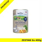 Baltica karma mokra dla szczeniąt Kozina z Królikiem ZESTAW 6x 400g