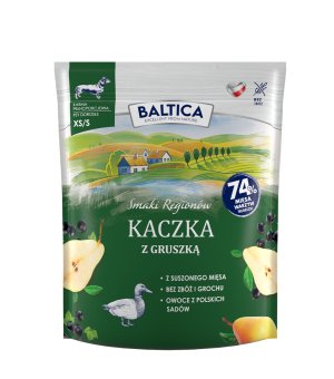BALTICA karma sucha dla psów dorosłych ras małych Smaki Regionów Kaczka z Gruszką XS/S 1kg