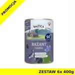 Baltica mokra karma dla psa Bażant z Sarniną ZESTAW 6x 400g