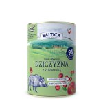 Baltica mokra karma dla psa Dziczyzna z Żurawiną 400g