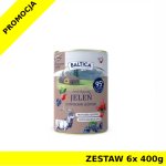 Baltica mokra karma dla psa Jeleń z owocami leśnymi ZESTAW 6x 400g
