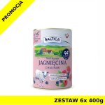 Baltica mokra karma dla psa Jagnięcina z Malinami ZESTAW 6x 400g