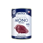Baltica mokra karma dla psa Monoprotein Venision - dziczyzna z prebiotykami 400g