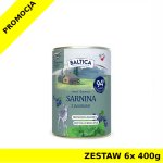 Baltica mokra karma dla psa Sarnina z Jagodami ZESTAW 6x 400g