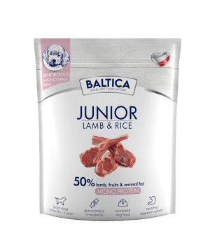 BALTICA Nutraceutic karma sucha dla szczeniąt ras dużych Junior Lamb & Rice L/XL 1kg