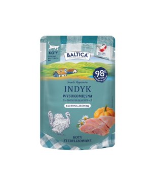 Baltica Smaki Regionów karma mokra dla kotów dorosłych Mono Indyk 100g