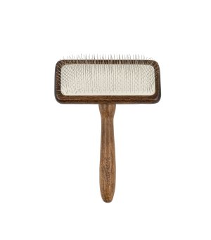 BARRY KING Ekskluzywna Szczotka Pudlówka Prostokątna Z Drewna Bukowego 11x15,1cm