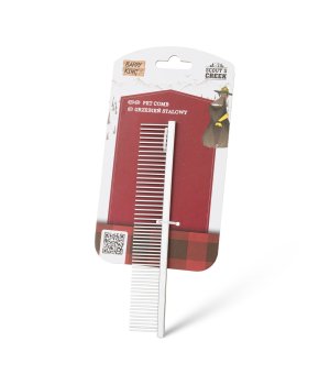 BARRY KING Grzebień stalowy 2,9x17cm