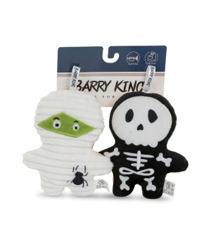👻🕷 Barry King HALLOWEEN Pluszowe zabawki Mumia i Kościotrup 18cm