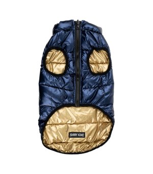 Barry King Kurtka Granatowo Złota dwustronna 3XL 60cm