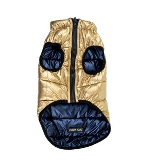 Barry King Kurtka Granatowo Złota dwustronna 3XL 60cm