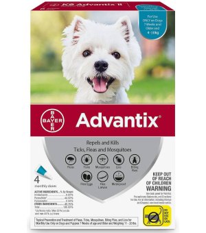 Bayer Advantix 4 x 1 ml [Dostępny tylko w sprzedaży stacjonarnej]