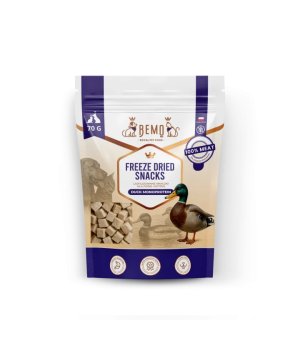 BEMO Freeze Dried Snacks Liofilizowane przysmaki Kaczka 70g