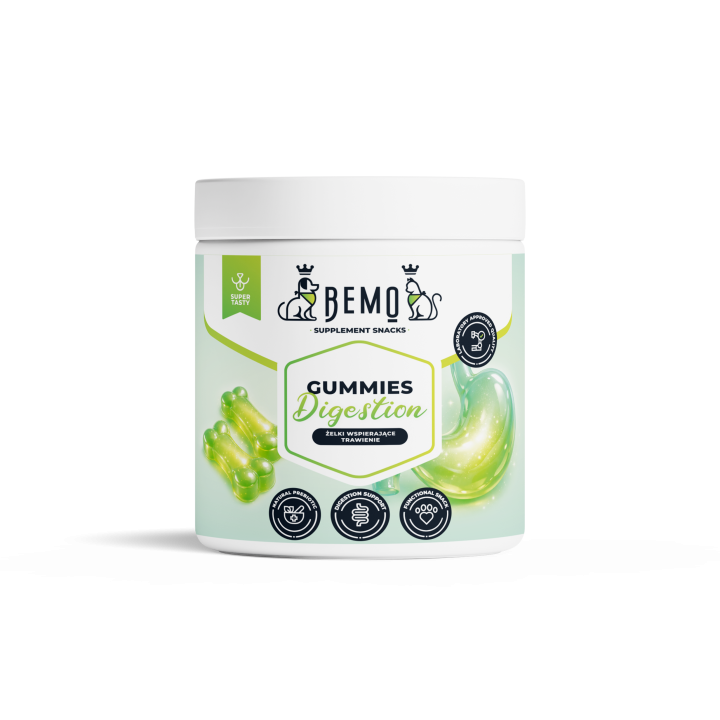 BEMO Gummies Digestion - Żelki wspierające trawienie psów i kotów 40szt.