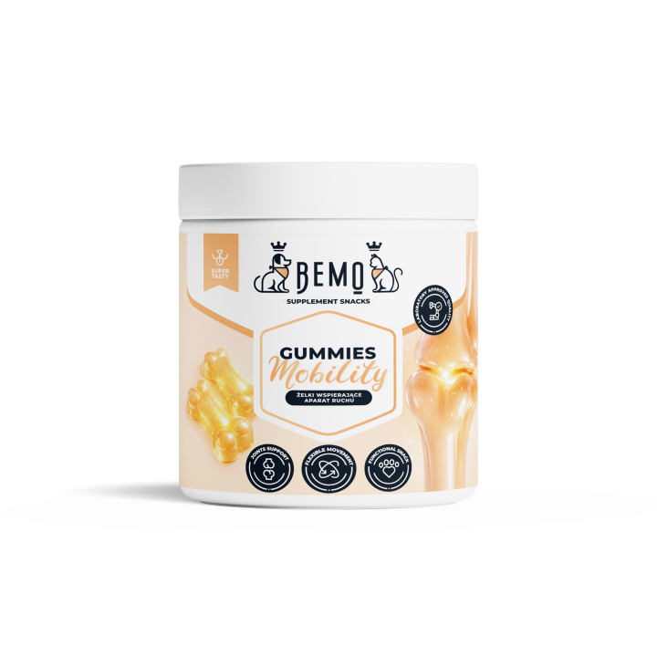 BEMO Gummies Mobility - Żelki wspierające aparat ruchu psów i kotów 40szt.