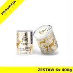 BEMO Karma mokra dla szczeniąt i psów dorosłych nie bądź JELEŃ w KASZĘ dmuchaj ZESTAW 6x 400g