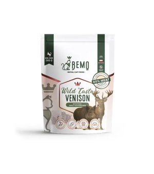 BEMO Karma sucha dla kotów dorosłych Wild Taste Venision Dziczyzna 500g