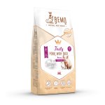 BEMO Karma sucha dla psów dorosłych ras małych i średnich Tasty Pork with Duck S/M 10kg