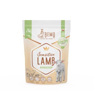 BEMO Karma sucha dla psów ras małych i średnich Sensitive Lamb S/M 1kg 