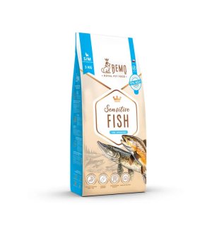 BEMO Karma sucha dla psów ras małych i średnich Sensitive Fish S/M 3kg 