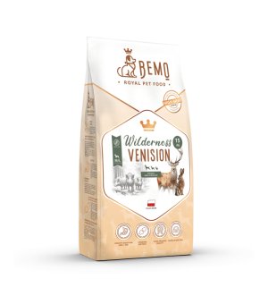 BEMO Karma sucha dla psów ras średnich i dużych Wilderness Venison M/L 15kg