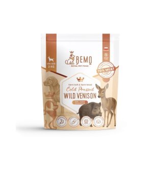 BEMO Karma tłoczona na zimno Wild Venision dla psów z Dziczyzną i Sarniną 3kg