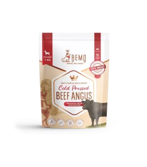 BEMO Karma tłoczona na zimno Angus Beef dla psów z Wołowiną Angus 1kg 