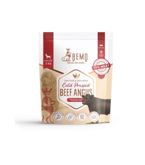 BEMO Karma tłoczona na zimno Angus Beef dla psów z Wołowiną Angus 3kg 