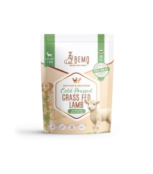 BEMO Karma tłoczona na zimno Grass Fed Lamb dla psów z Jagnięciną 1kg 
