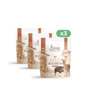 BEMO Karma tłoczona na zimno Wild Venison dla psów z Dziczyzną i Sarniną 9kg