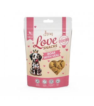 BEMO Love Snacks przysmaki dla psa Dzik z Cielęciną 180g