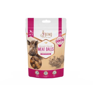 BEMO Meat Balls półmiękkie przysmaki Indyk z Dziczyzną 180g 