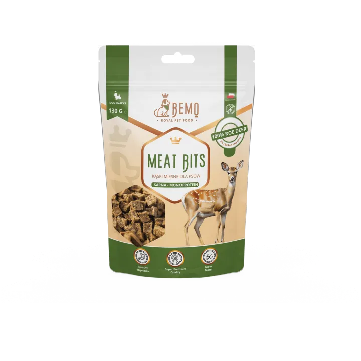 BEMO Meat Bits półmiękkie mięsne kąski Sarna 130g