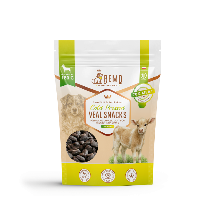 BEMO Przysmaki Tłoczone na zimno Veal - Cielęcina 180g