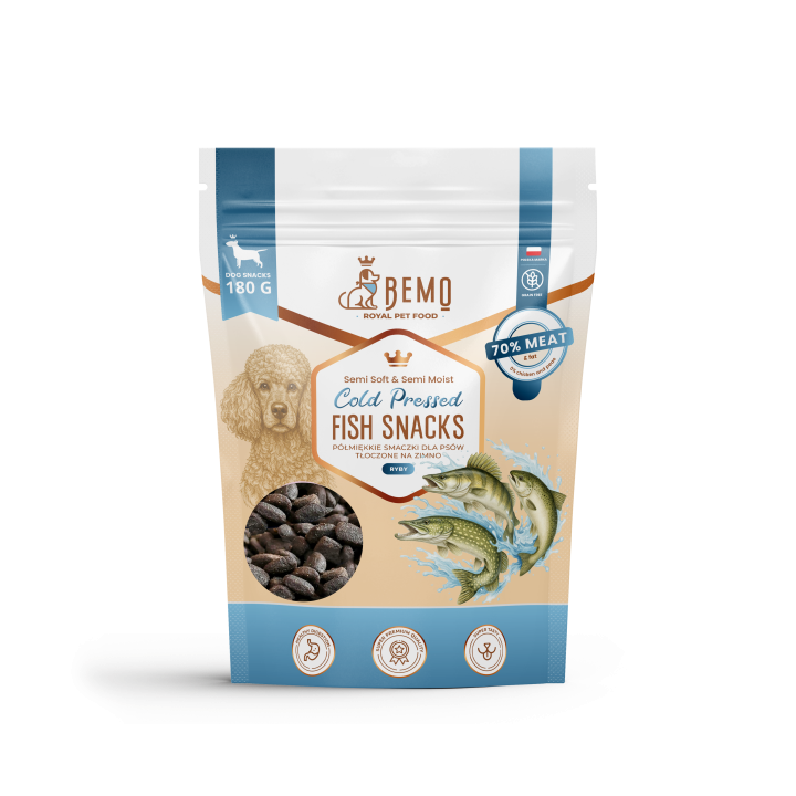 BEMO Przysmaki Tłoczone na zimno Fish - Ryby 180g
