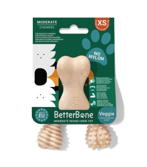 BetterBone Kość do gryzienia dla psa Mini Moderate Veggie