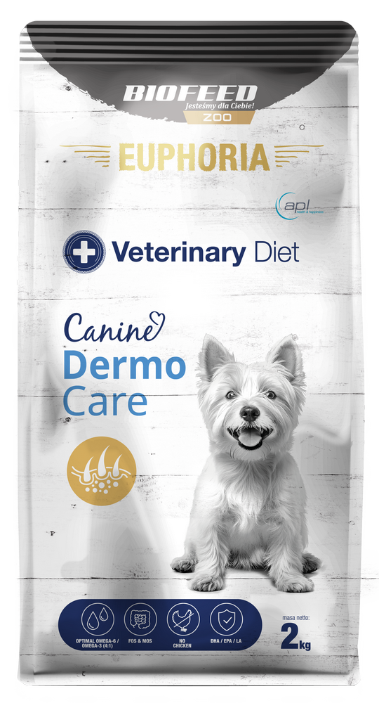 Euphoria VET Canine Dermo karma weterynaryjna dla psów z problemami skórnymi 2kg