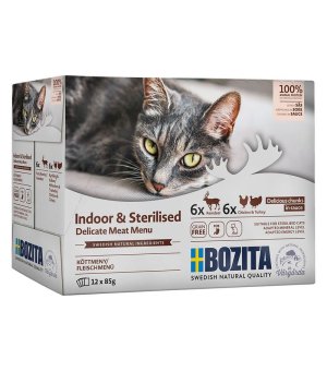 Bozita Multibox Indoor & Sterilised w sosie 12x 85g