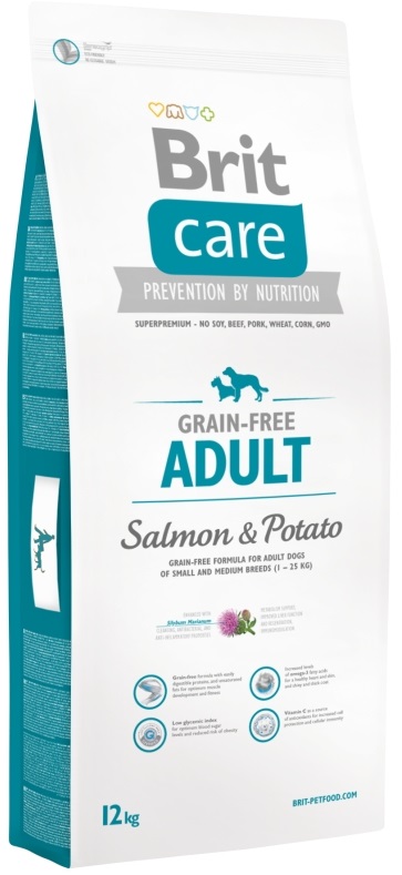 Karma sucha dla psa Brit Care Grain-free Adult Salmon & Potato 12kg