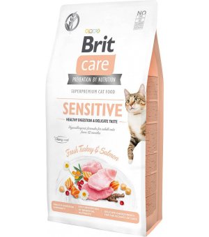 BRIT CARE Cat GF Sensitive  Digestion/delicate 7kg