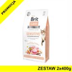 BRIT CARE Cat GF Sensitive  Digestion/delicate ZESTAW 2x 400g