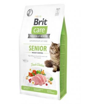BRIT CARE Cat GF Senior Weight control 7kg