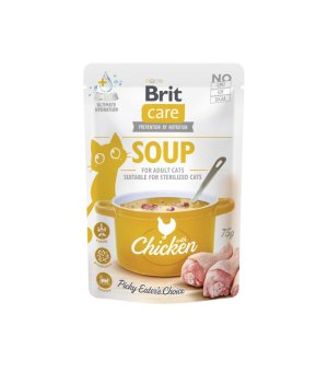 BRIT CARE Cat Soup with Chicken - zupa dla kota z kurczakiem 75g