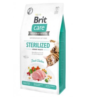 BRIT CARE dla kota Grain Free sterilised - urinary - 2kg
