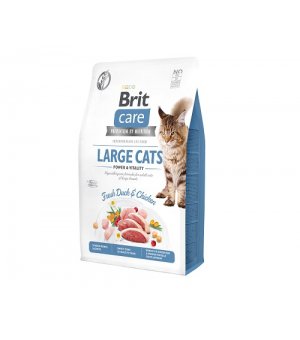 BRIT CARE dla kota Grain Free Large Cats Power/Vitality 7kg