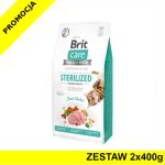 BRIT CARE dla kota Grain Free sterilised - urinary ZESTAW 2x 400g