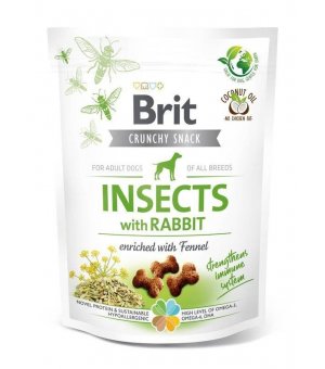 BRIT CARE DOG CRUNCHY CRACKER INSECT & RABBIT 200g