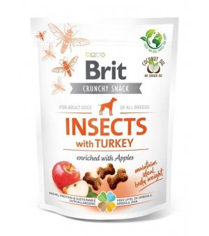 BRIT CARE DOG CRUNCHY CRACKER INSECT & TURKEY 200g