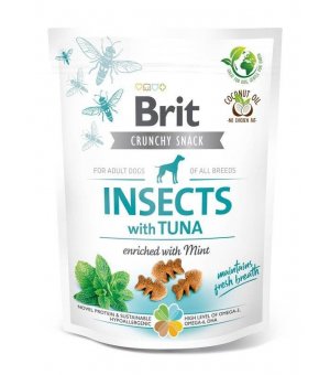 BRIT CARE DOG CRUNCHY CRACKER INSECT & TUNA 200g