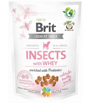BRIT CARE DOG CRUNCHY CRACKER PUPPY INSECT 200g